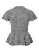 YASENYA Cardigan — Medium Grey Melange — vue 2