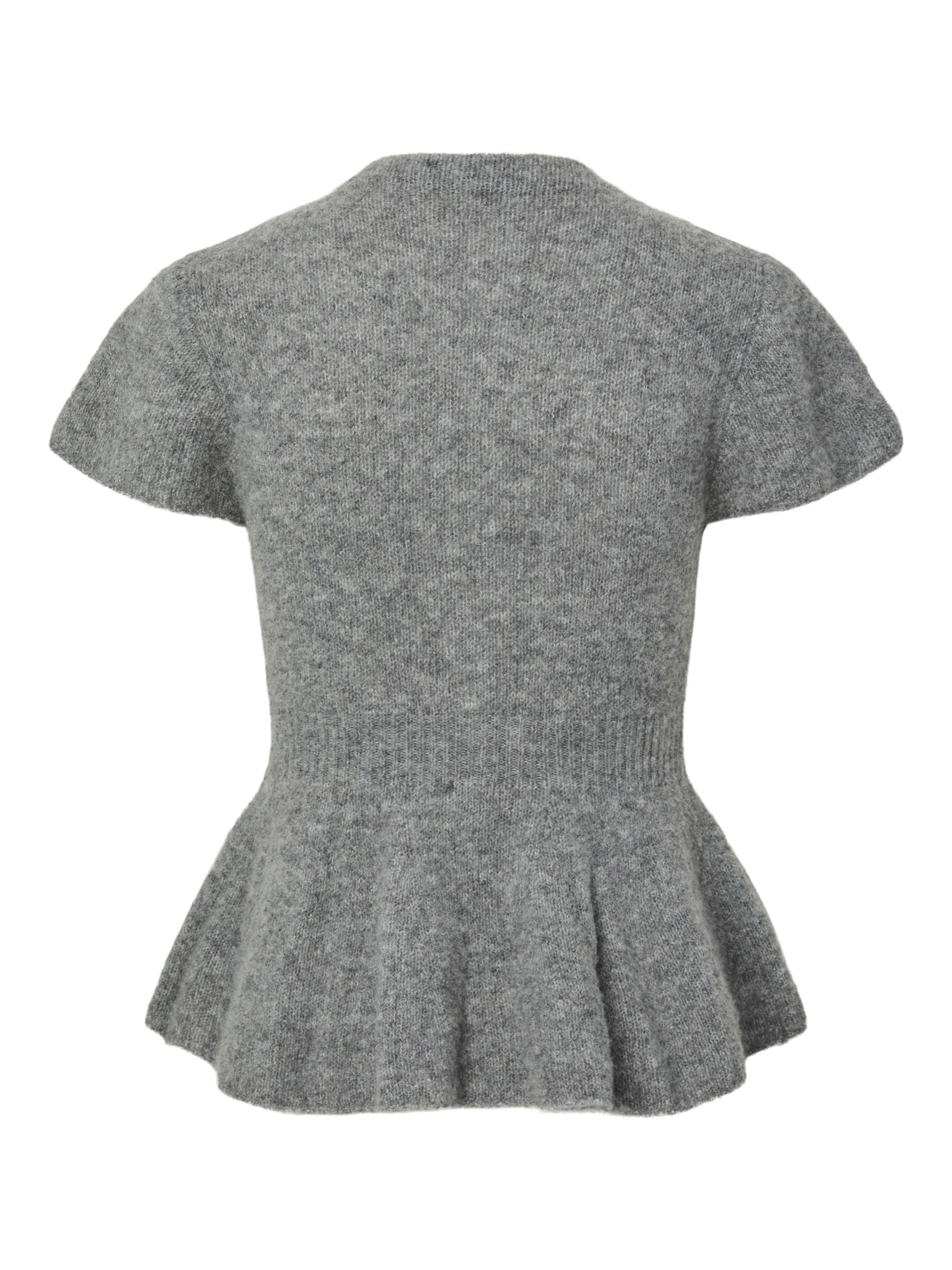 YASENYA Cardigan — Medium Grey Melange — vue 2