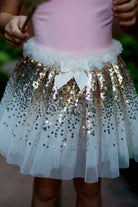 Set jupe, ailes et baguette à sequins dorés — Great Pretenders — Doré — autre vue 3 | Appart 17 Bruxelles