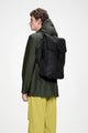 Backpack W3 — Rains — Black — porté | Appart 17 Bruxelles