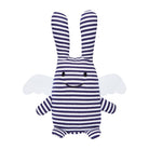 Doudou Ange Lapin avec hochet 20 cm — Trousselier — Marinière — packshot de face | Appart 17 Bruxelles