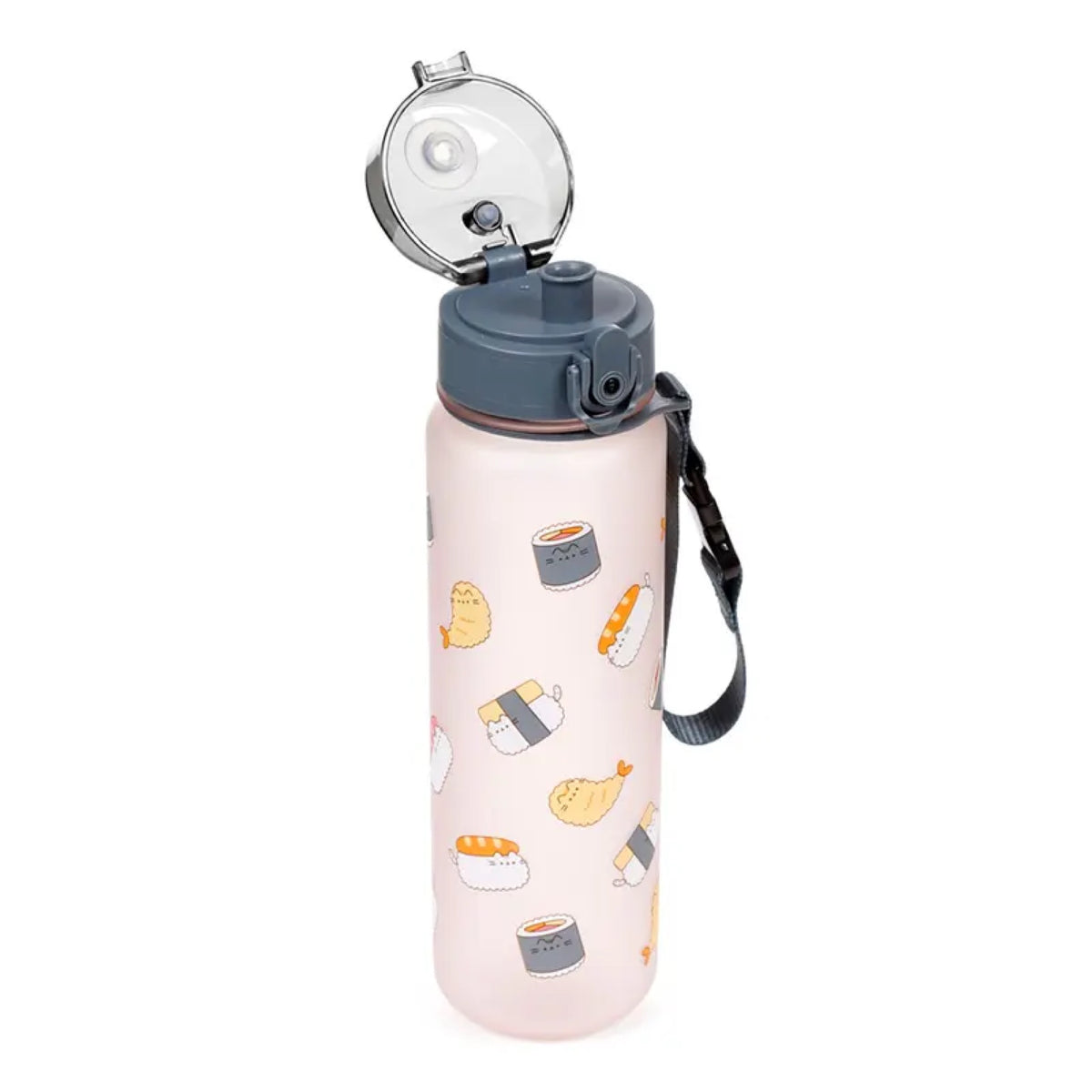 Gourde 600 ml à bouchon pop — Puckator — Pusheen Bento Club — autre vue 2 | Appart 17 Bruxelles