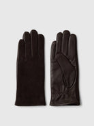 Selected Femme SLWMARINA Gants en cuir et daim d'agneau doublés laine — Selected Femme — Delicioso — packshot, paume 2 | Appart 17 Bruxelles