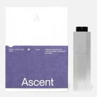 Ascent Starter Pack Étui rechargeable en aluminium + extrait de parfum 20 ml — Ascent — Purple — packshot, coffret et étui argent 5 | Appart 17 Bruxelles