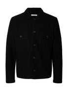 SLMNEALY Cardigan workwear en laine — Noir — Selected