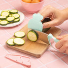 Couteau de cuisine pour enfant avec protège-doigts — Chefclub Kids — Pastel — autre vue 3 | Appart 17 Bruxelles