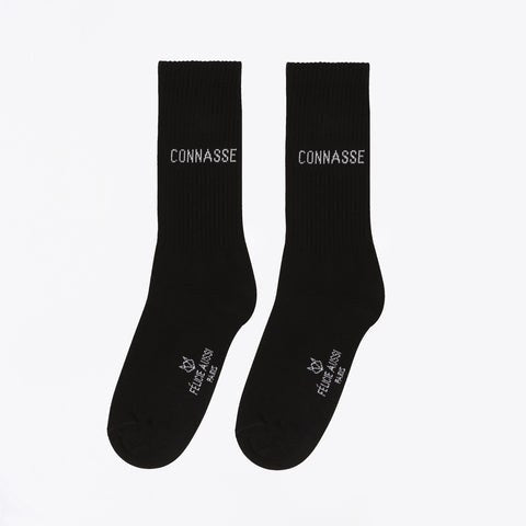 Chaussettes « Connasse » — Félicie Aussi — Noir — photo produit | Appart 17 Bruxelles