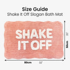 Tapis de bain « Shake It Off » festonné — Bleu — vue 12, Bleu clair & bleu foncé | Appart 17