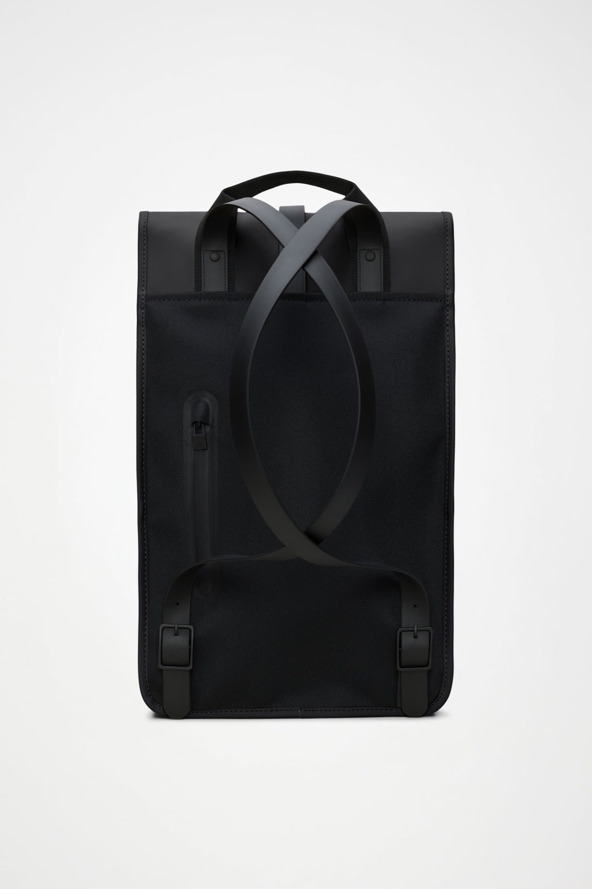 Backpack W3 — Rains — Black — packshot dos | Appart 17 Bruxelles