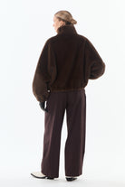 JOSIE Blouson en fausse fourrure — Marron — vue 7