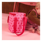 Sac isotherme biberons — Atelier Wagram — Cœurs rouges fond rose — autre vue 2 | Appart 17 Bruxelles