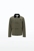 Flotte CARNOT Veste imperméable à brandebourgs — Flotte — Kaki — packshot 8 | Appart 17 Bruxelles
