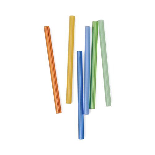 Here's How The Whistler Pailles en verre borosilicate colorées, set de 6 — Multicolore