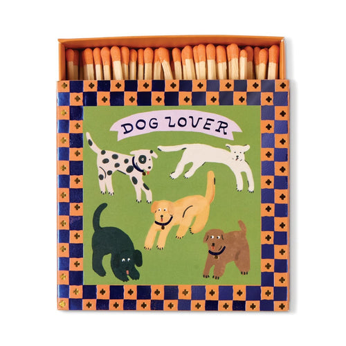 Paddywax Square Boxed Matches Boîte carrée de 125 allumettes — Dog Lover