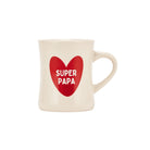 Mug céramique à message — Atelier Wagram — Super papa — packshot | Appart 17 Bruxelles