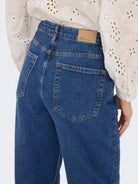 JDYBAILEY Jean barrel taille haute — Medium Blue Denim — vue 6