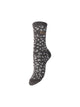 PCSEBBY Chaussettes pailletées léopard à slogan — Pieces — Morel RELOU — packshot | Appart 17 Bruxelles