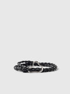 SLFTAIA Ceinture cordelière en cuir tressé à nouer — Selected Femme — Black — packshot dos 4 | Appart 17 Bruxelles