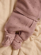NBNLAGUNA Pantalon en maille bébé — Lil' Atelier — Adobe Rose — autre vue 6 | Appart 17 Bruxelles