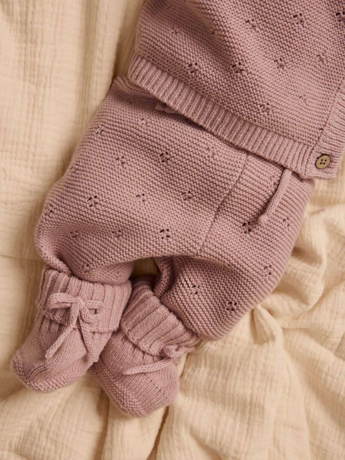 NBNLAGUNA Pantalon en maille bébé — Lil' Atelier — Adobe Rose — autre vue 6 | Appart 17 Bruxelles