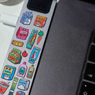 Fabulous Stickers Boutique, environ 100 stickers vinyle — OMY — Super Market — autre vue 3 | Appart 17 Bruxelles