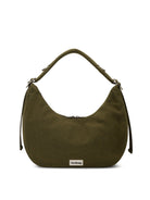 Hindbag Bianca Sac hobo porté épaule, velours ou effet laine — Hindbag — Effet laine khaki — packshot 3 | Appart 17 Bruxelles