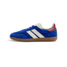 CAVAL Pulse Cobalt Storm Baskets asymétriques en cuir velours bleu cobalt — CAVAL — Cobalt Storm — packshot, pied gauche 2 | Appart 17 Bruxelles