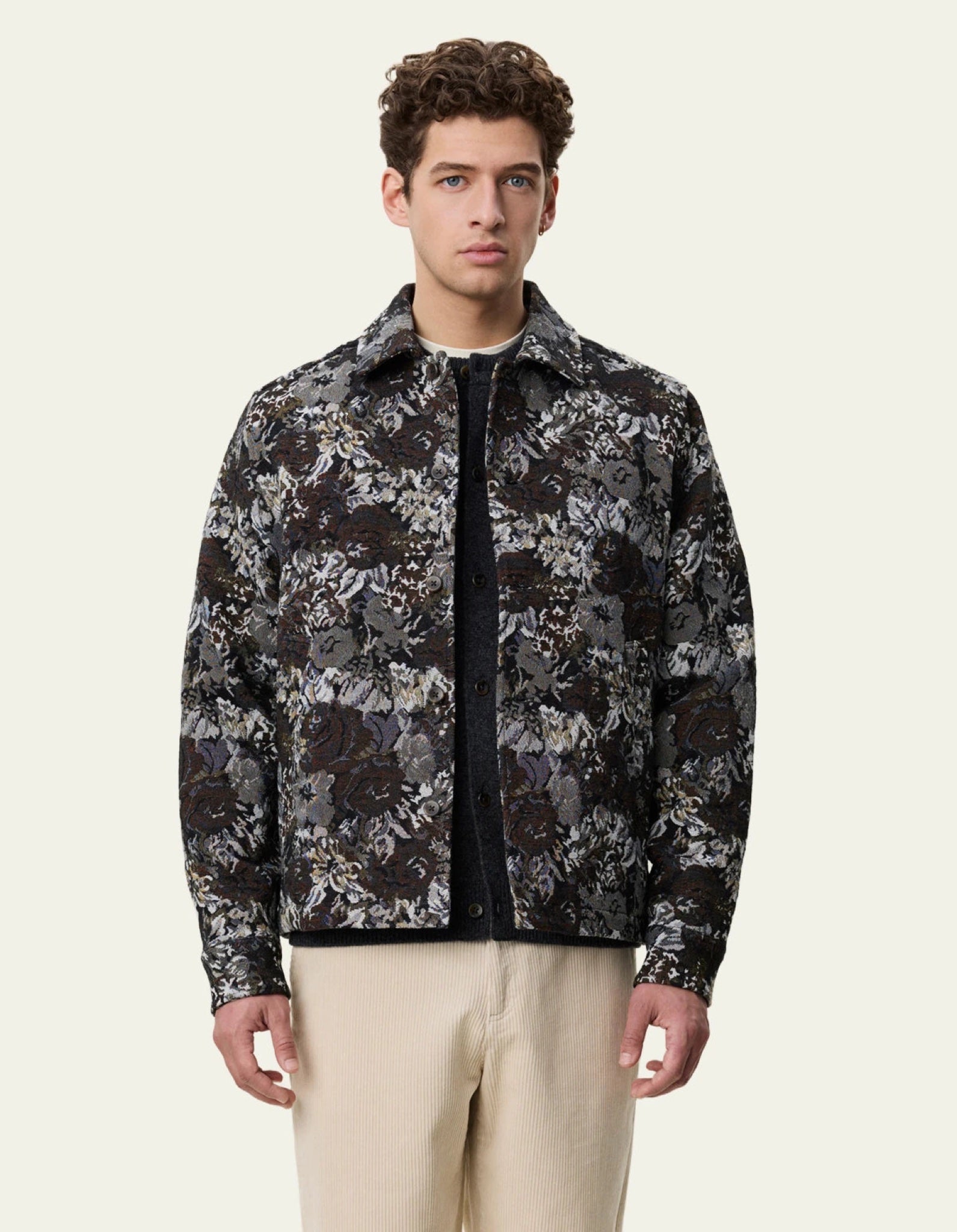Rose Jacquard Surchemise — Dark Sand — vue 5