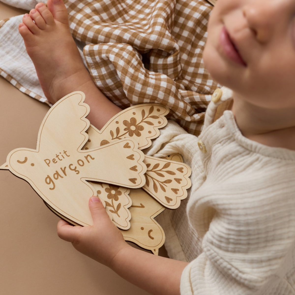 Cartes étapes de grossesse et de bébé en bois — Atelier Wagram — Colombes — autre vue 6 | Appart 17 Bruxelles