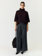 YAS EMILA Pull col roulé en laine — vue 10