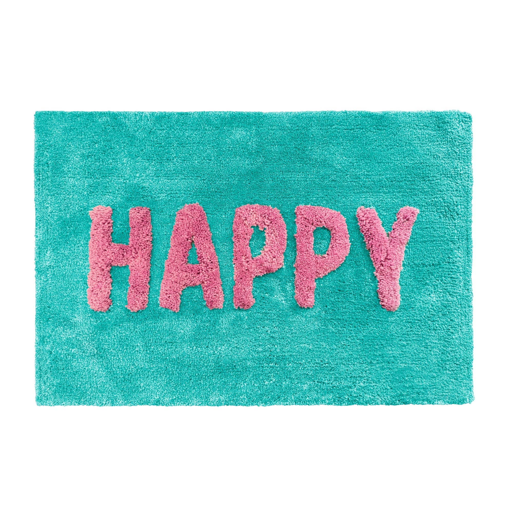 Tapis de bain « Happy » coloré — Fuchsia — vue 5, Fuchsia | Appart 17