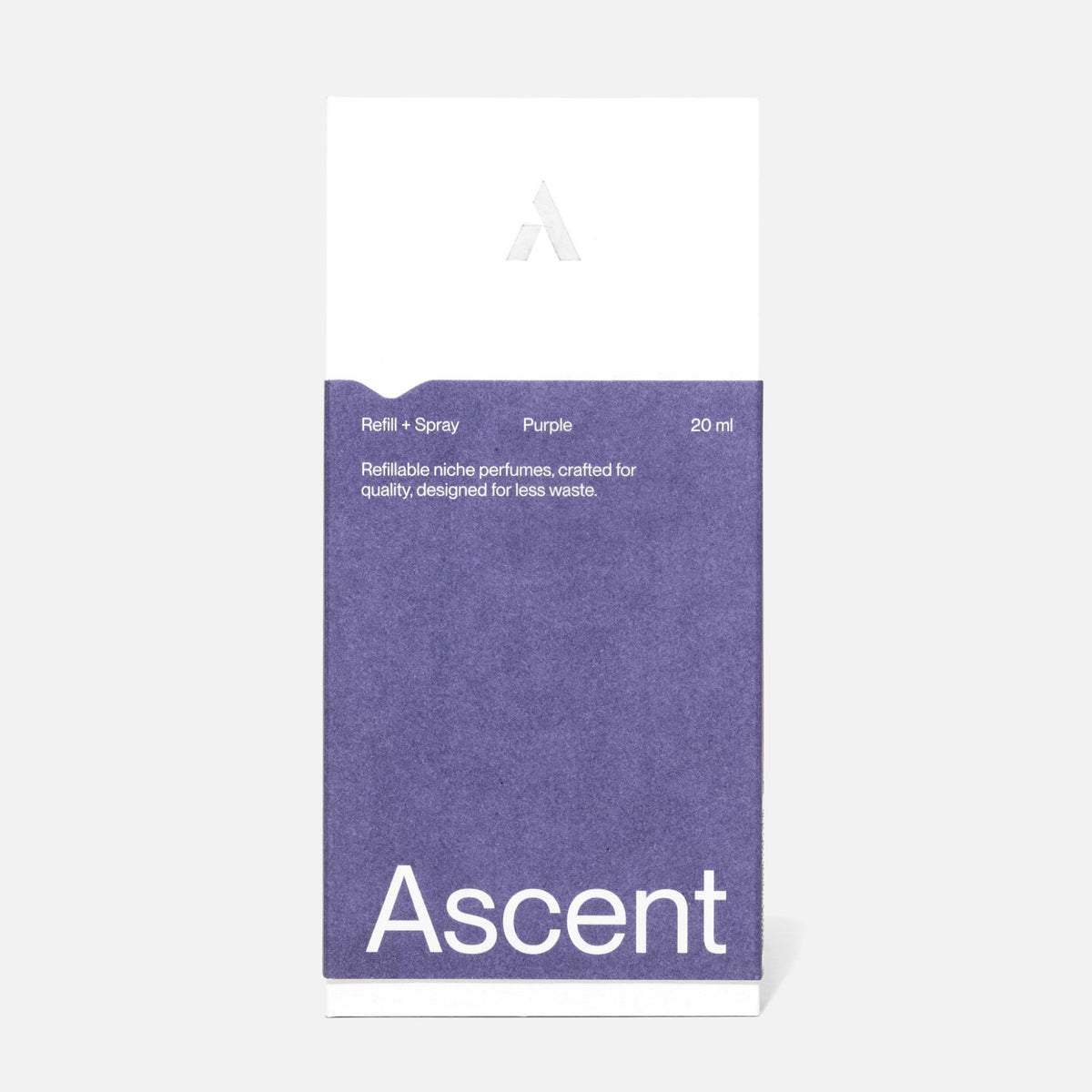 Ascent Refill Extrait de parfum rechargeable 20 ml — Ascent — Purple — packshot, coffret 4 | Appart 17 Bruxelles