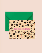 Carte d'amour illustrée Amor, Kiss Kiss, Bisous — Ma Petite Vie — Kiss Kiss — packshot | Appart 17 Bruxelles