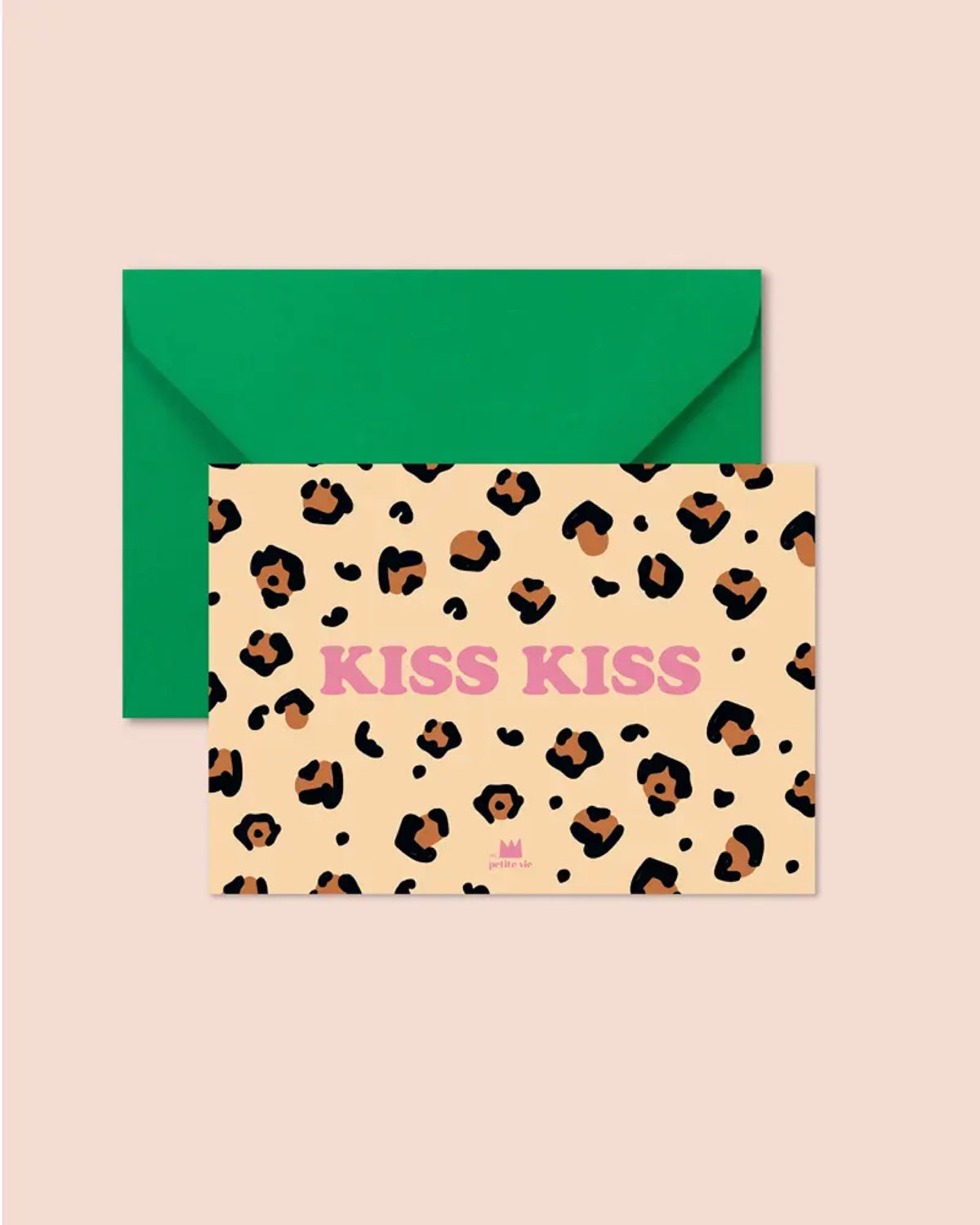 Carte d'amour illustrée Amor, Kiss Kiss, Bisous — Ma Petite Vie — Kiss Kiss — packshot | Appart 17 Bruxelles