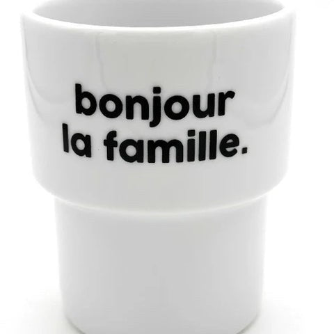 Gobelet « Bonjour la famille » — Félicie Aussi — Bonjour la famille — photo produit | Appart 17 Bruxelles