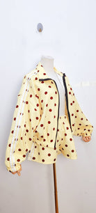 Ensemble veste et short à pois — Jaune — BELLAVIE | Appart 17