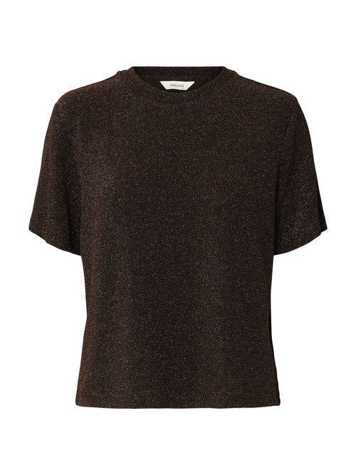 SLWNORI T-shirt boxy pailleté — Delicioso