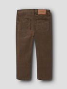 NMMRYANSOMBA Pantalon en velours côtelé garçon — Lil' Atelier — Teak — autre vue 2 | Appart 17 Bruxelles
