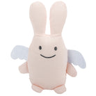 Doudou Ange Lapin avec hochet 20 cm — Trousselier — Rose poudré — packshot de face | Appart 17 Bruxelles