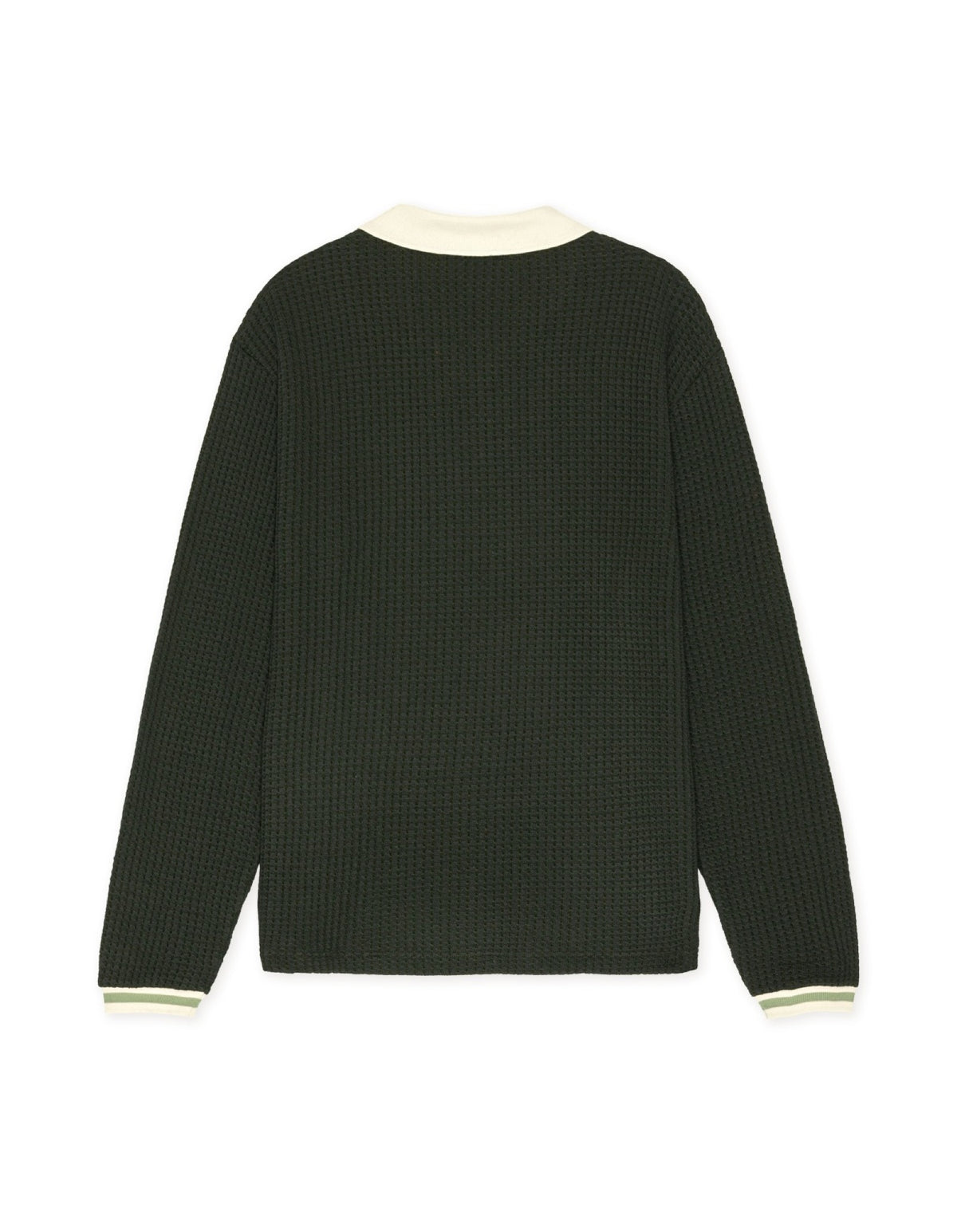 Waffle LS Football Jersey Maillot gaufré à manches longues — Les Deux — Rosin Green — packshot, dos 6 | Appart 17 Bruxelles