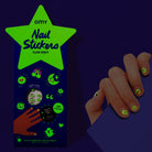 Nail stickers enfant, 200 gommettes pour ongles — OMY — Glow Party — autre vue 2 | Appart 17 Bruxelles