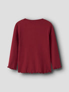 NMFVIVEMMAS T-shirt côtelé brodé de Noël fille — name it — Red Dahlia Reindeer — autre vue 2 | Appart 17 Bruxelles