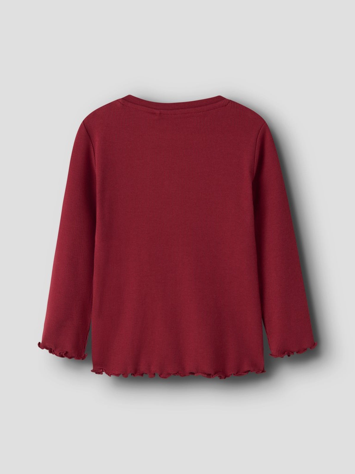 NMFVIVEMMAS T-shirt côtelé brodé de Noël fille — name it — Red Dahlia Reindeer — autre vue 2 | Appart 17 Bruxelles