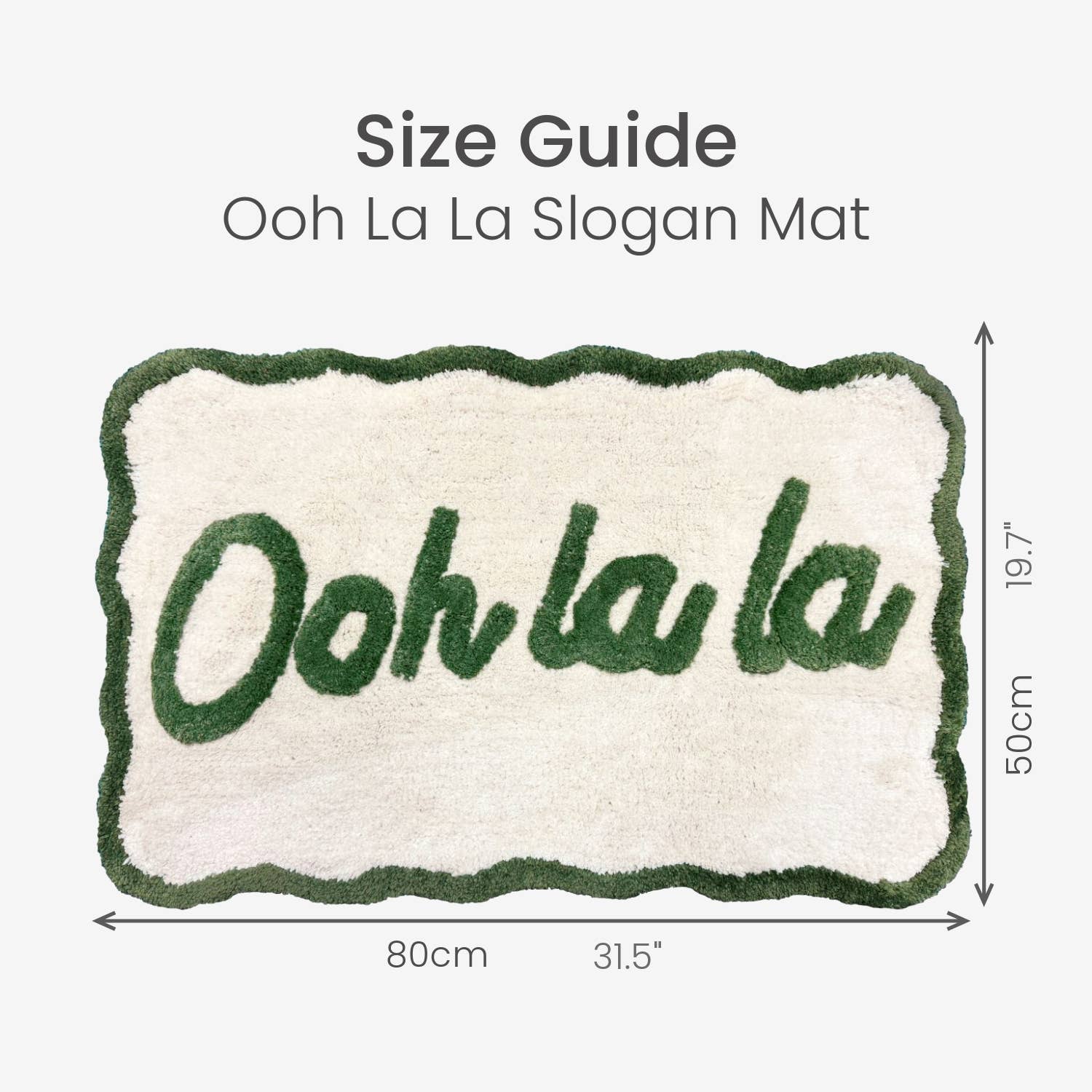 Tapis de bain « Ooh La La » festonné — Rose & rouge — vue 6, Rose & rouge | Appart 17