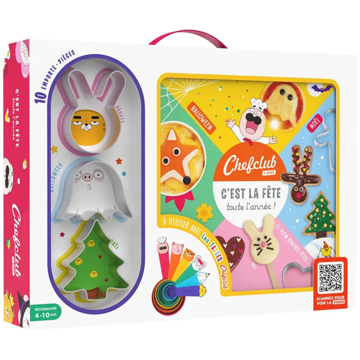 Coffret cuisine enfant livre de recettes — Chefclub Kids — C'est la fête toute l'année — packshot | Appart 17 Bruxelles