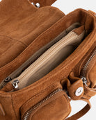 MAXKE MINI CARAMEL SUEDE: Caramel Suede — Neuville — Cardigans & Gilets — Appart17 — vue 3