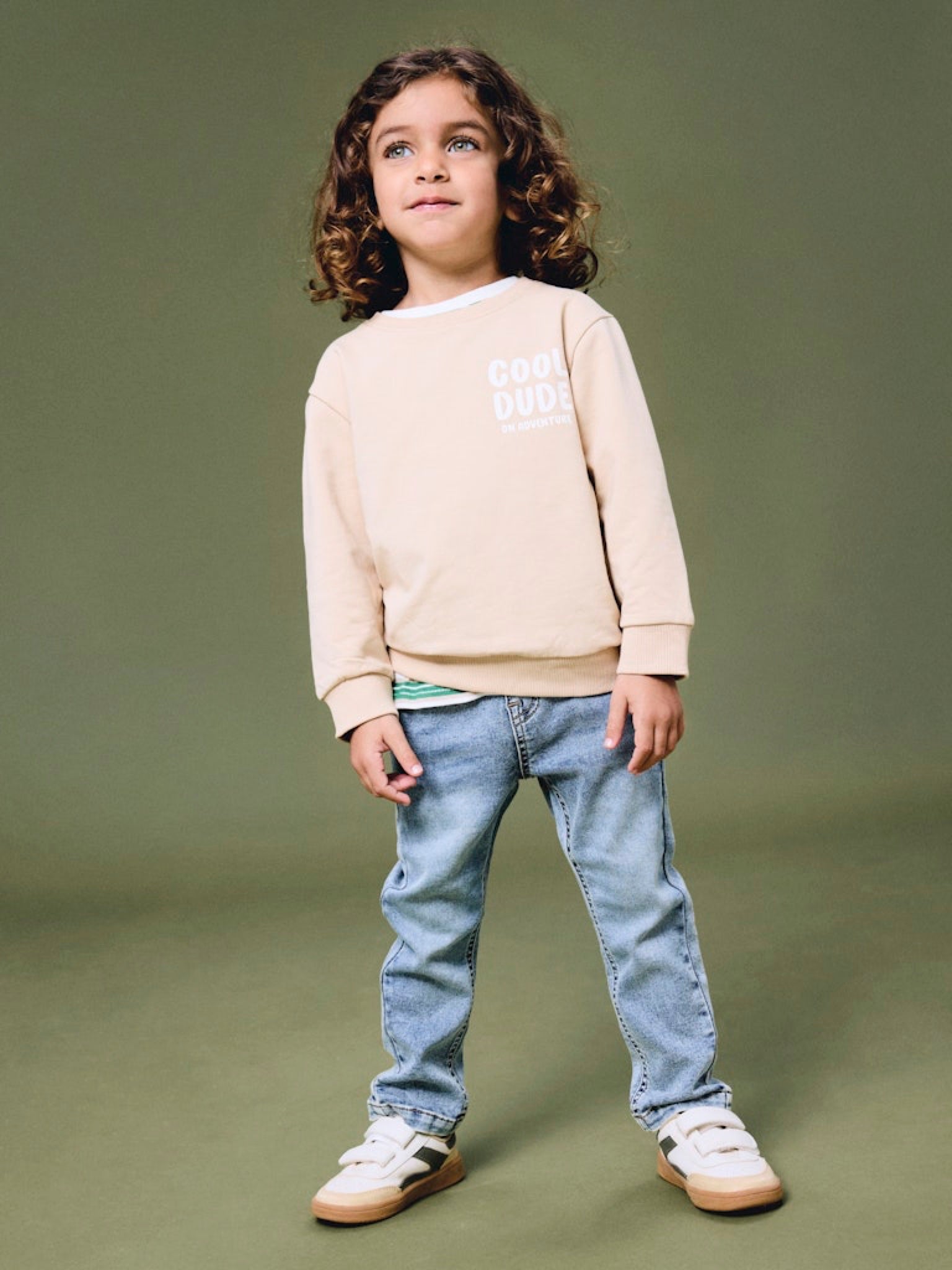NMMKIMO Sweat « Cool Dude » garçon — name it — Sesame — porté | Appart 17 Bruxelles