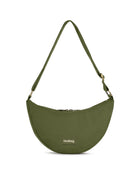 Hindbag Andrea Sac banane demi-lune en coton bio — Hindbag — Olive — packshot 3 | Appart 17 Bruxelles