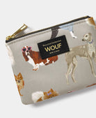 Petite pochette zippée en polyester recyclé — Wouf — Puppy — détail 2 | Appart 17 Bruxelles