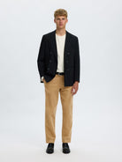 SLM190-REG Pantalon en velours côtelé — Cornstalk — vue 6